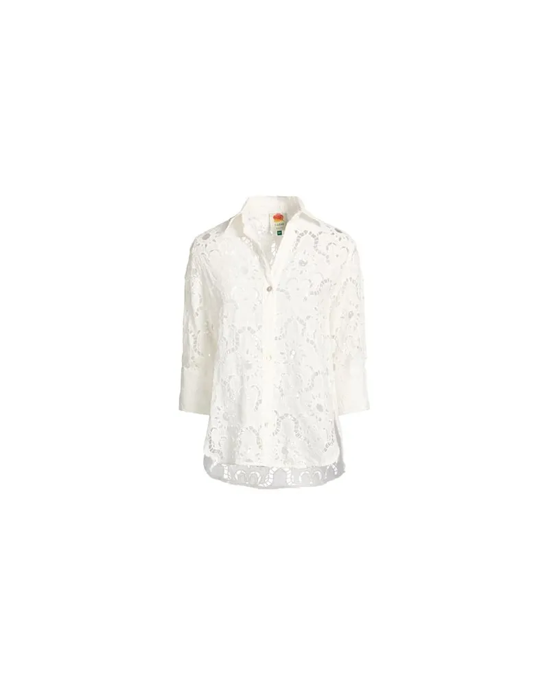 FARM Rio TOPS - Hemdenauf YOOX.COM Weiß