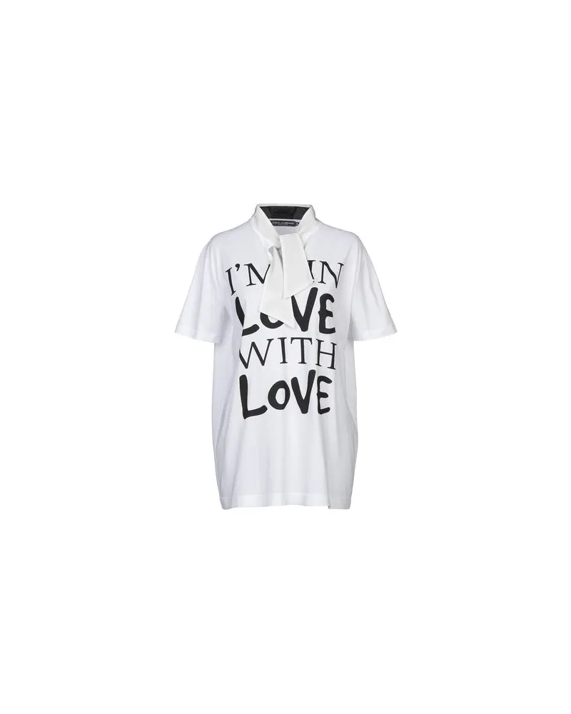 Dolce & Gabbana TOPS - T-shirtsauf YOOX.COM Weiß