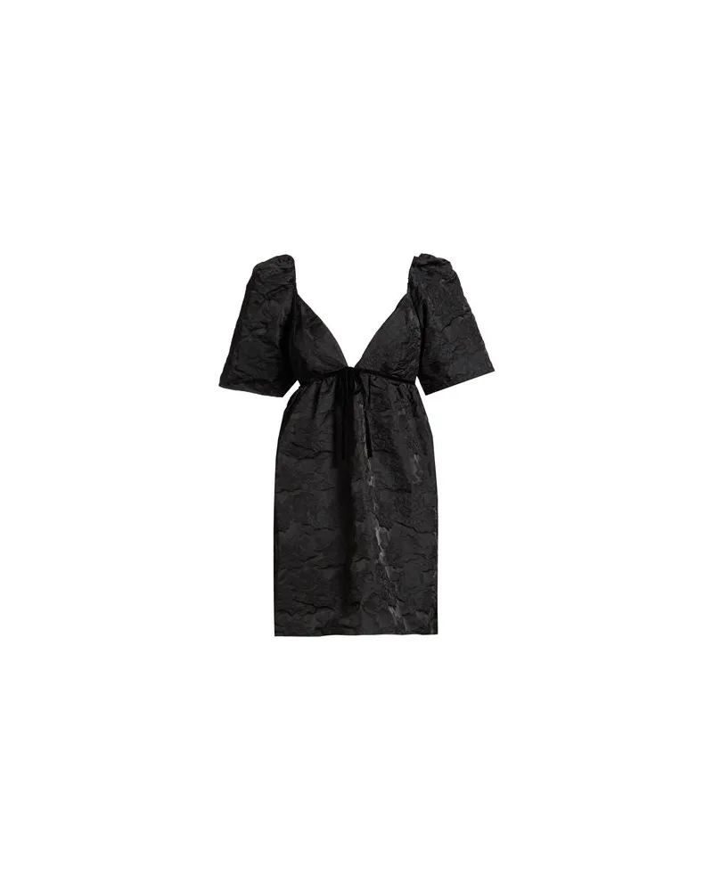 Ganni KLEIDER - Mini-Kleiderauf YOOX.COM Schwarz