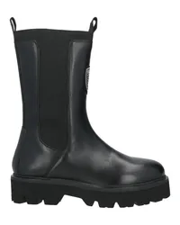 Blauer Stiefelette Schwarz