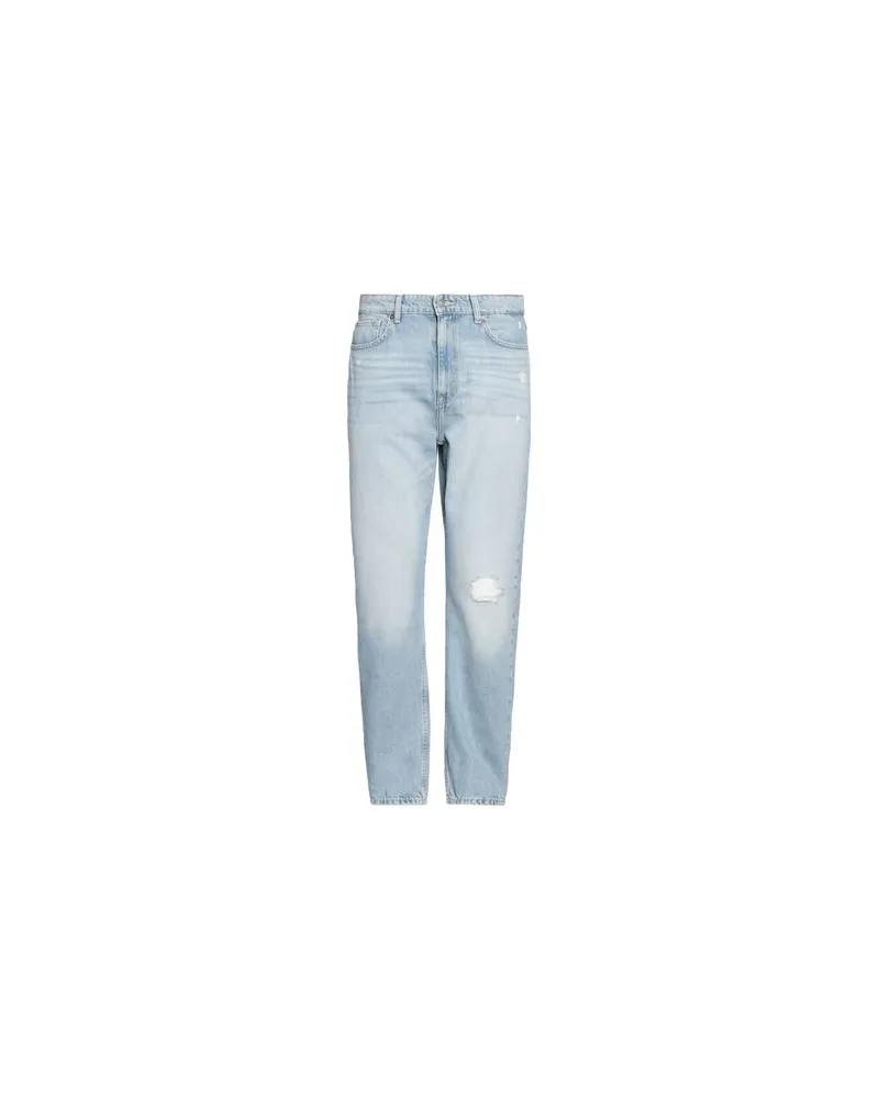 Guess HOSEN & RÖCKE - Jeanshosenauf YOOX.COM Blau