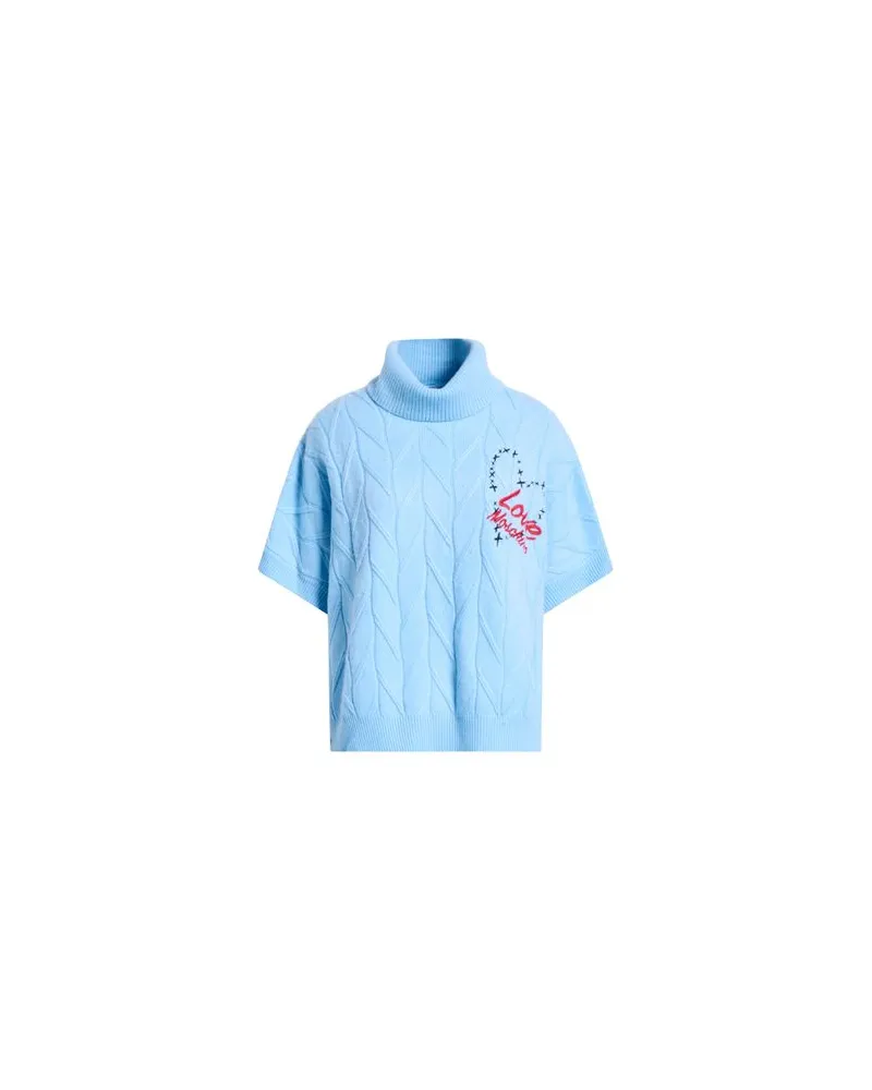 Moschino STRICKWAREN - Rollkragenpulloverauf YOOX.COM Azurblau