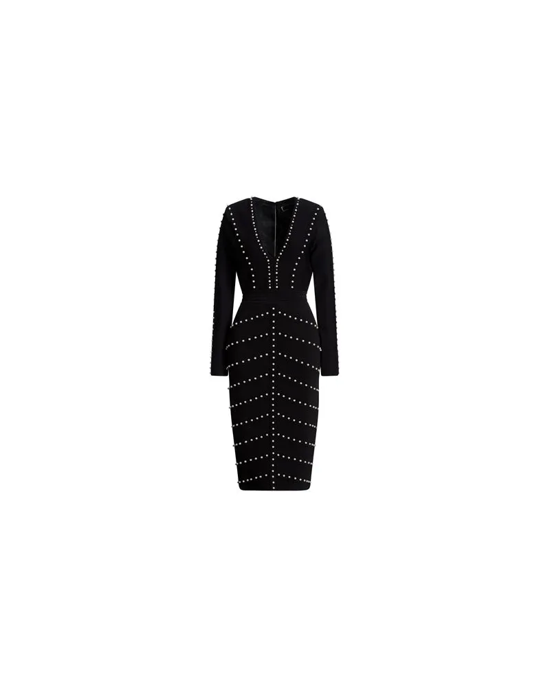 Elisabetta Franchi KLEIDER - Midi-Kleiderauf YOOX.COM Schwarz
