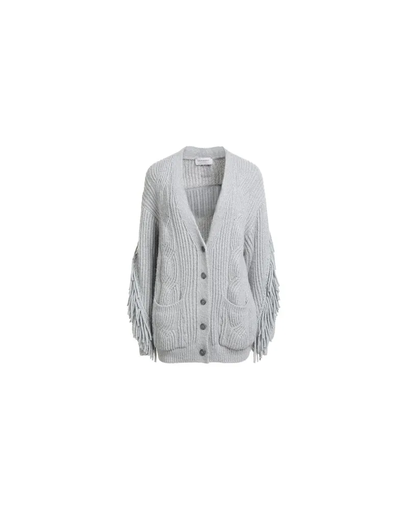 Ermanno Scervino STRICKWAREN - Strickjackenauf YOOX.COM Hellgrau