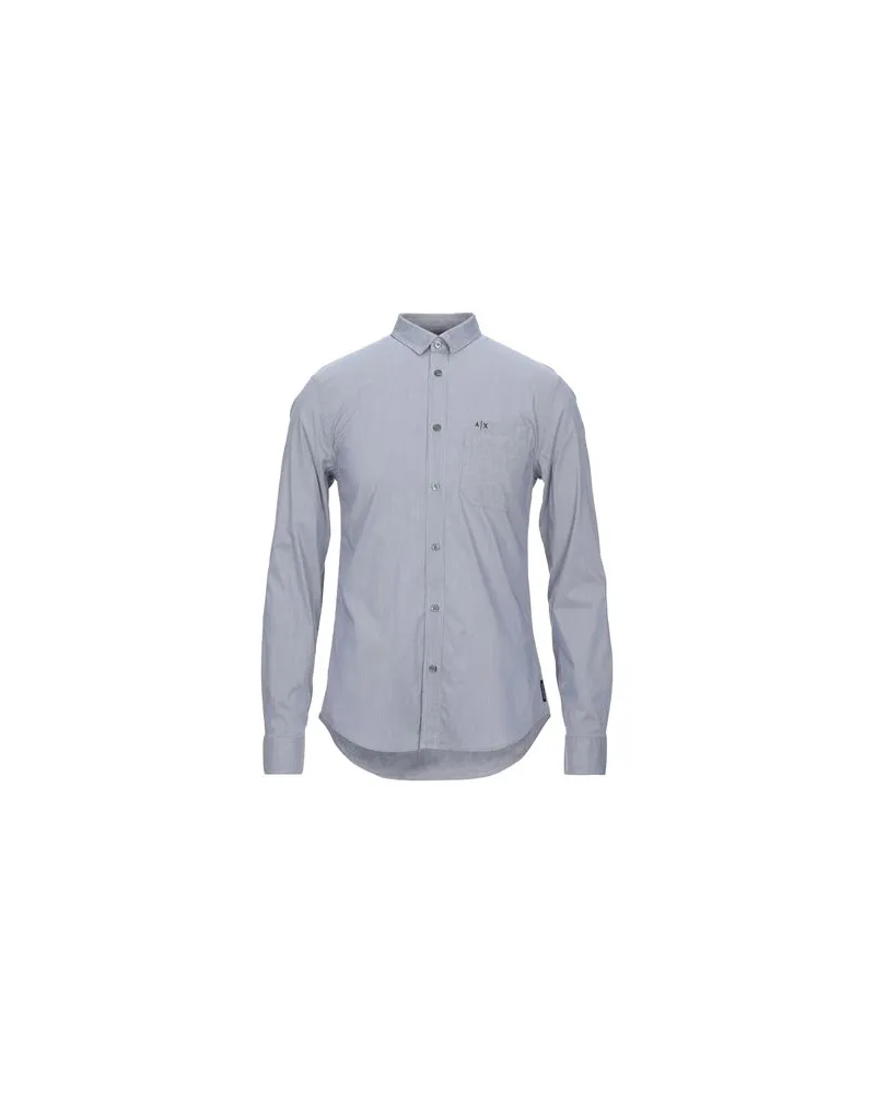 Armani Exchange TOPS - Hemdenauf YOOX.COM Nachtblau