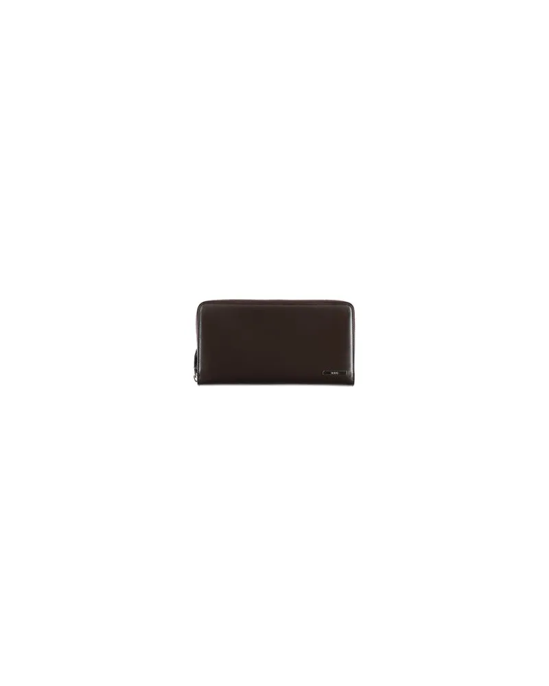 TOD'S Kleinlederwaren - Brieftaschenauf YOOX.COM Dunkelbraun