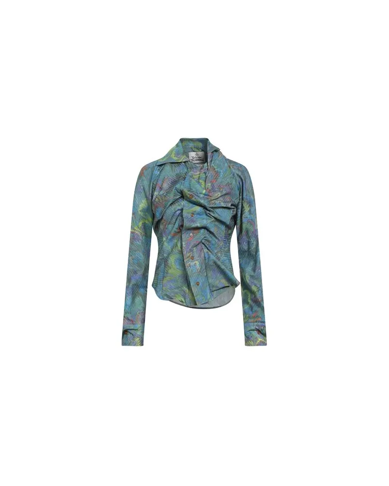 Vivienne Westwood TOPS - Hemdenauf YOOX.COM Taubenblau