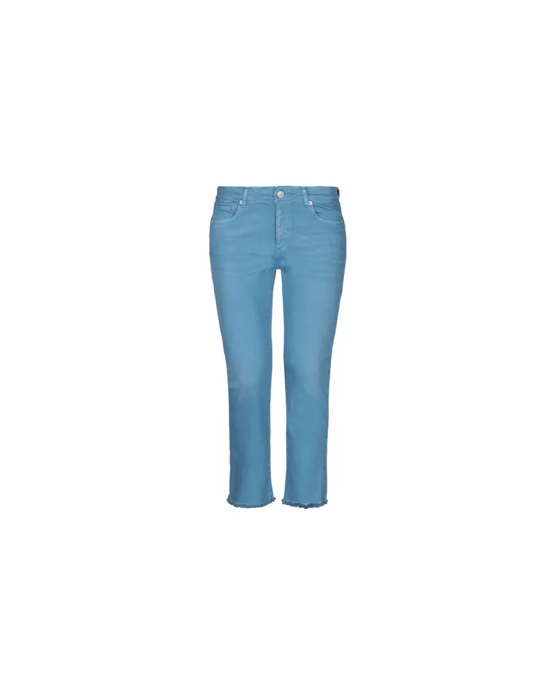 Care Label HOSEN & RÖCKE - Jeanshosenauf YOOX.COM Blaugrau