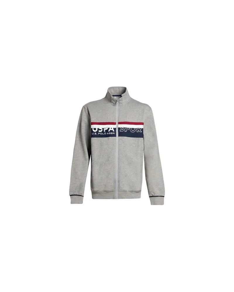 U.S. Polo Assn.  TOPS - Sweatshirtsauf YOOX.COM Hellgrau
