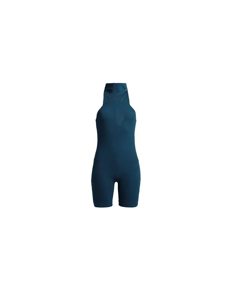 Ninety Percent SCOUT 3X2 TENCEL RIB FUNNEL NECK PLAYSUIT  - OVERALLS - Playsuitsauf YOOX.COM Aquamarin