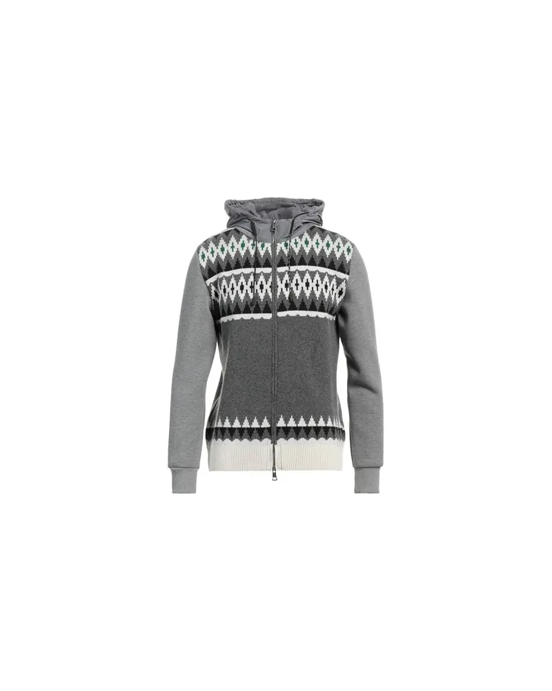 PMDS PREMIUM MOOD DENIM SUPERIOR STRICKWAREN - Strickjackenauf YOOX.COM Grau