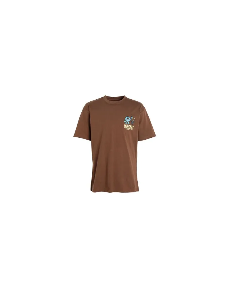 Market Sanitation Dept T-Shirt  - TOPS - T-shirtsauf YOOX.COM Braun