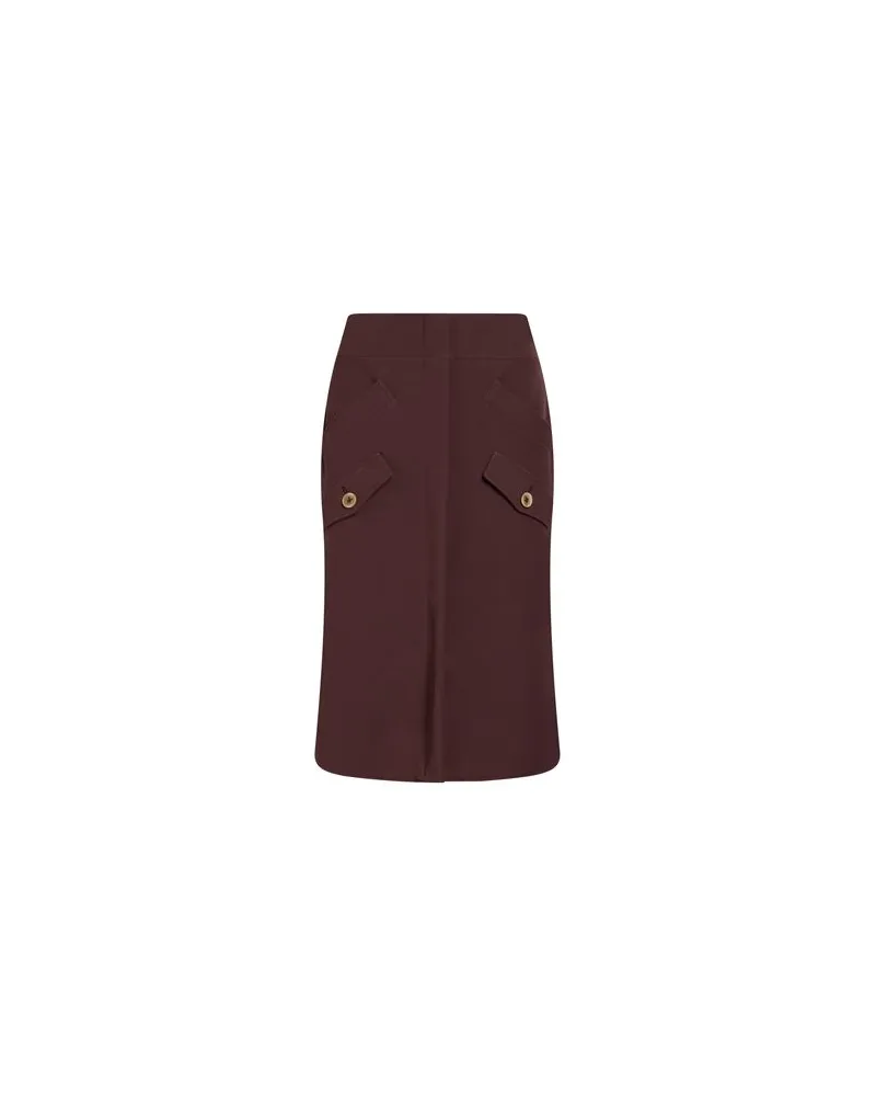 Eleventy HOSEN & RÖCKE - Midi-Röckeauf YOOX.COM Bordeaux