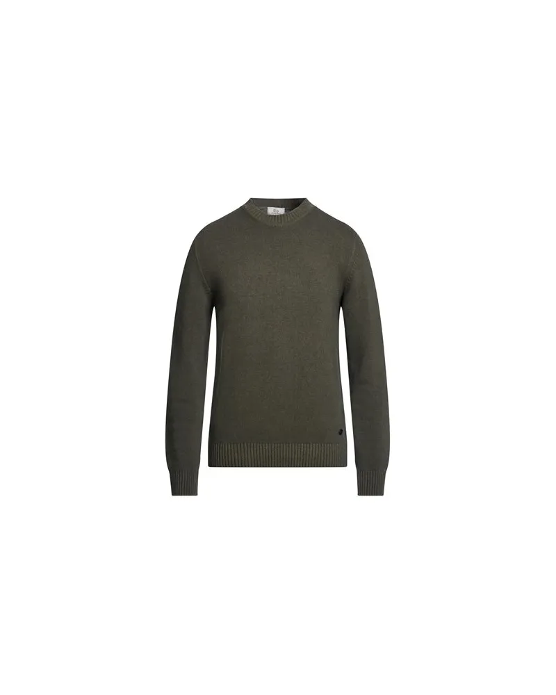 Woolrich STRICKWAREN - Pulloverauf YOOX.COM Militärgrün