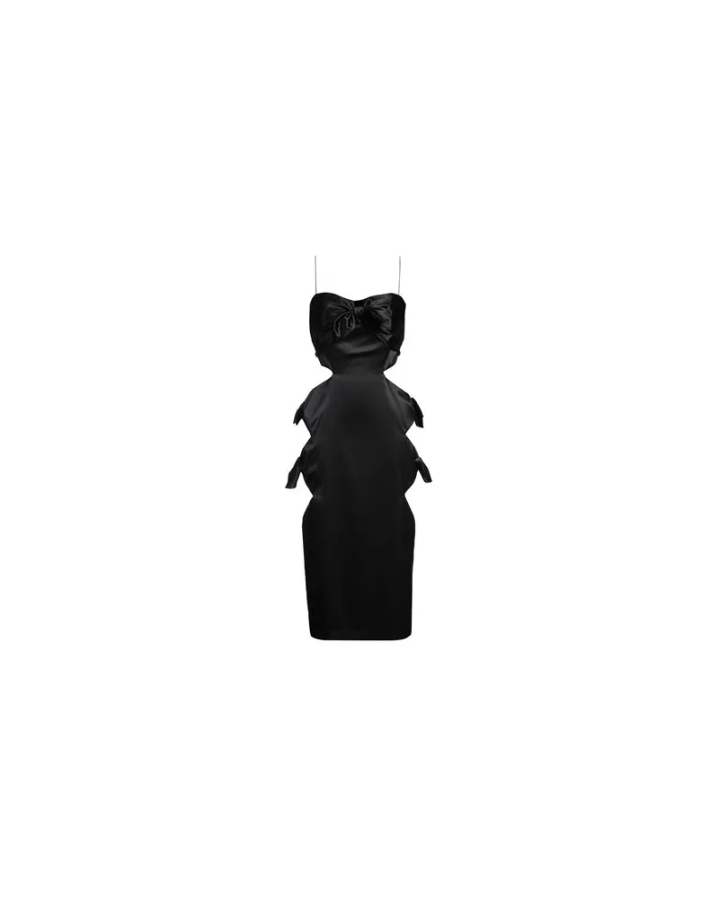 Alessandra Rich KLEIDER - Midi-Kleiderauf YOOX.COM Schwarz