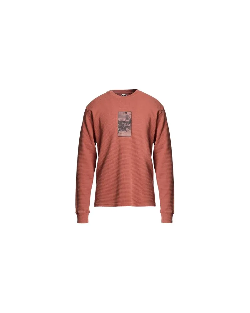 GR10K TOPS - T-shirtsauf YOOX.COM Ziegelrot