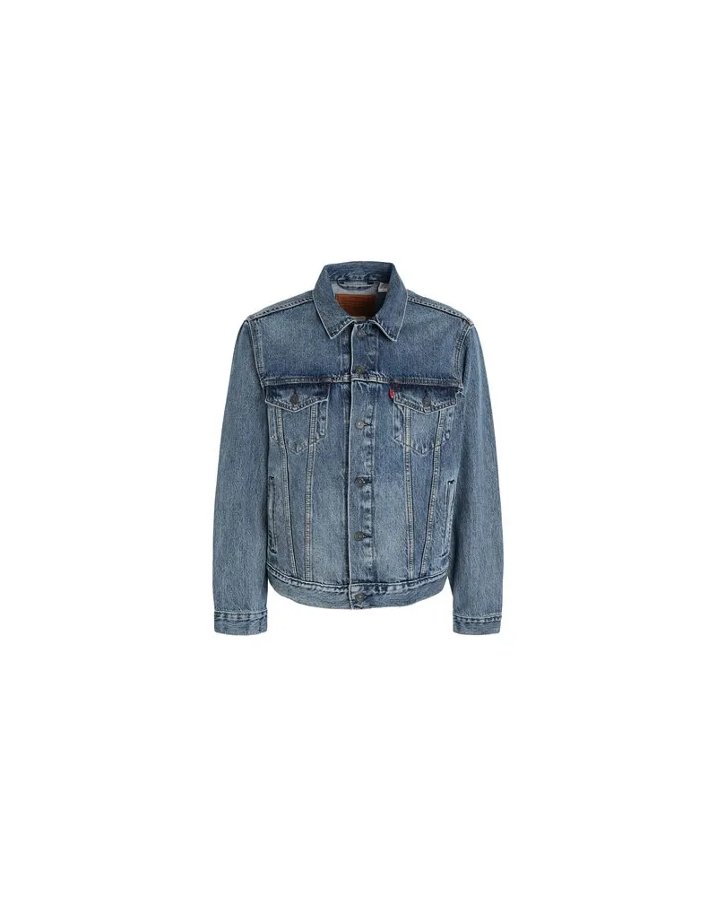 Levi's THE TRUCKER JACKET  - JACKEN & MÄNTEL - Jeansjacken/Mäntelauf YOOX.COM Blau
