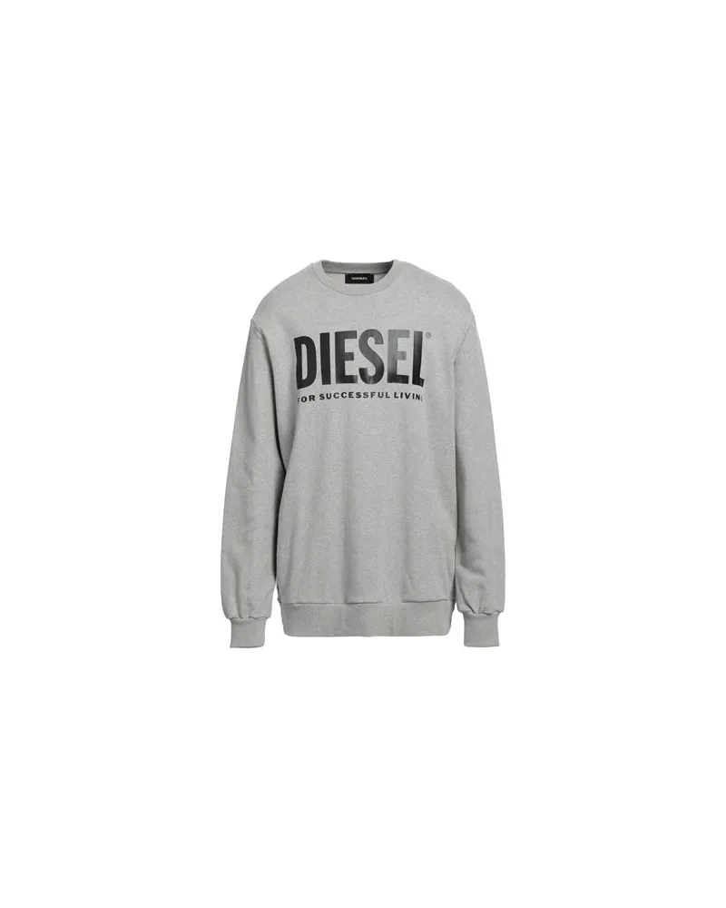 Diesel TOPS - Sweatshirtsauf YOOX.COM Hellgrau
