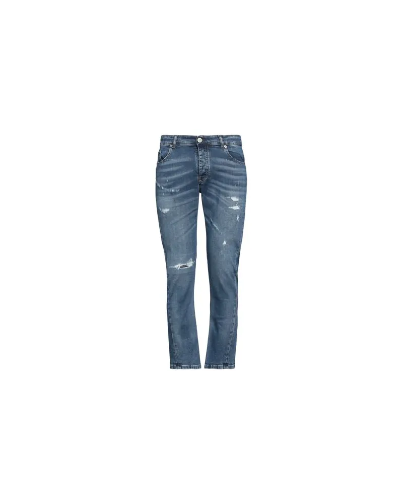PMDS PREMIUM MOOD DENIM SUPERIOR HOSEN & RÖCKE - Jeanshosenauf YOOX.COM Blau