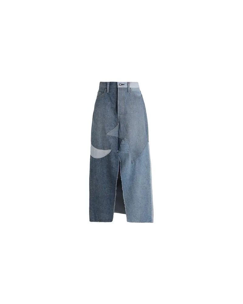 Levi's ICON LONG SKIRT - WORN IN  - HOSEN & RÖCKE - Jeansröckeauf YOOX.COM Blau