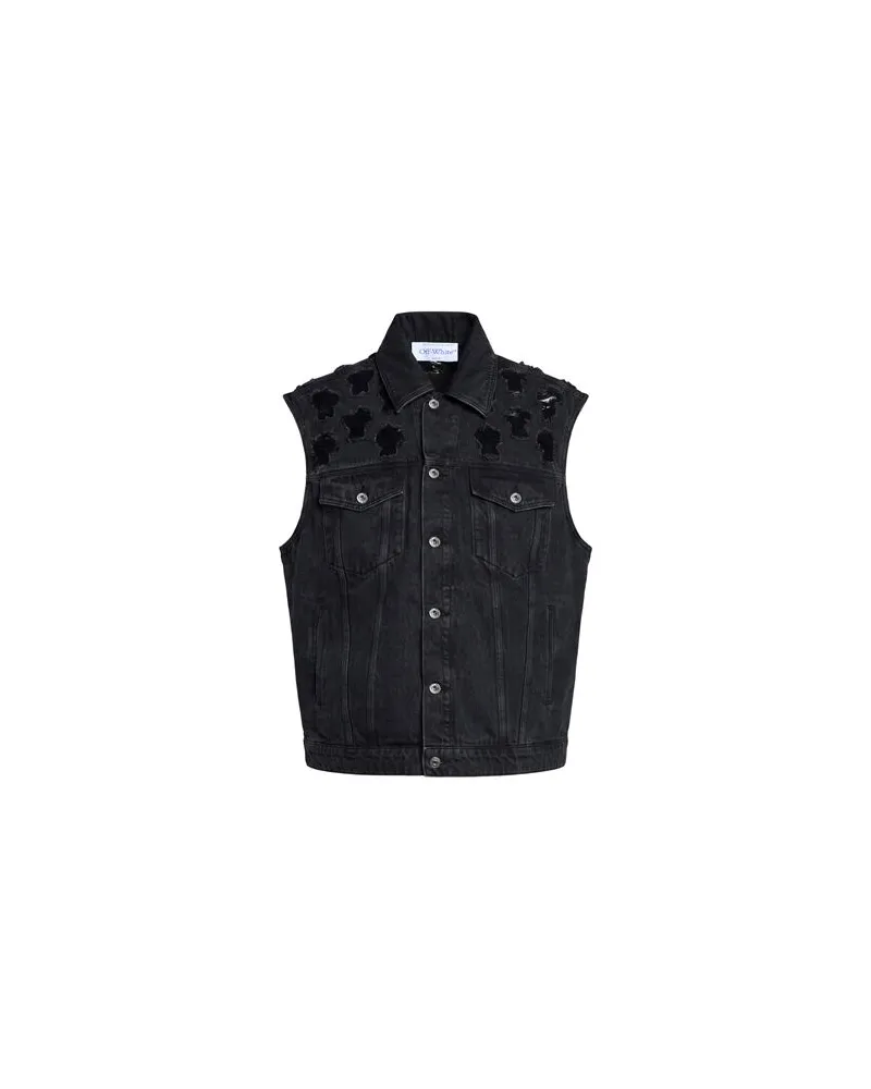 OFF-WHITE JACKEN & MÄNTEL - Jeansjacken/Mäntelauf YOOX.COM Schwarz