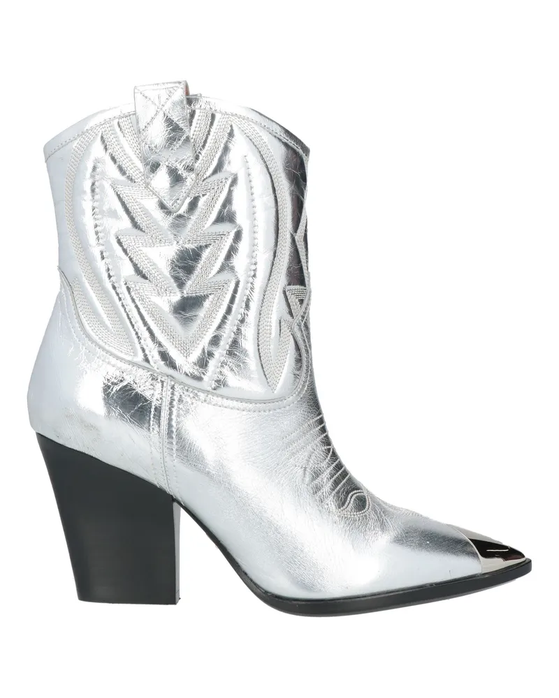 Lola Cruz Stiefelette Silber