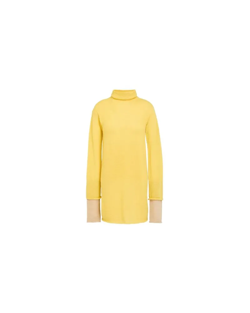 Issey Miyake STRICKWAREN - Rollkragenpulloverauf YOOX.COM Gelb