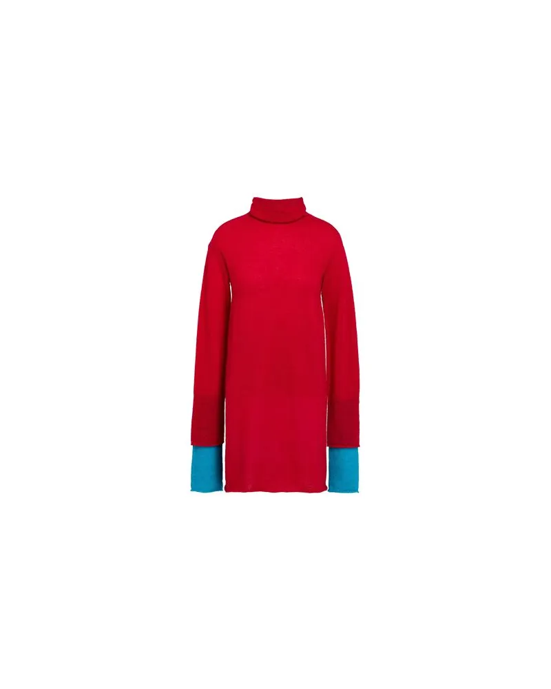 Issey Miyake STRICKWAREN - Rollkragenpulloverauf YOOX.COM Rot
