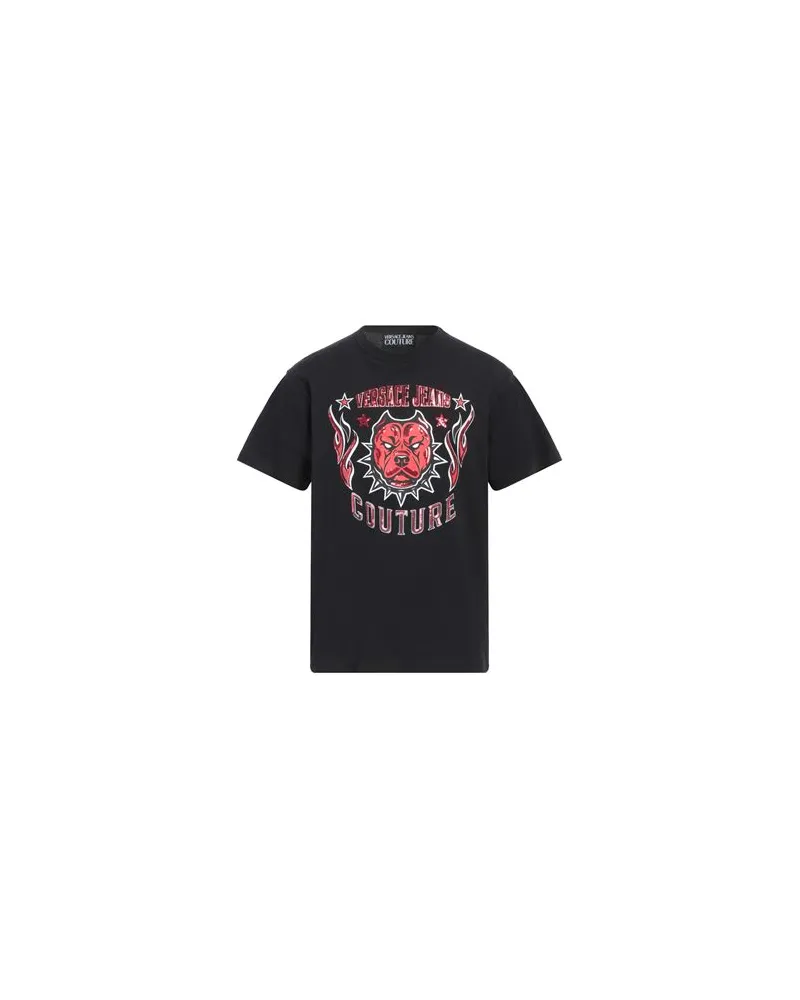 Versace Jeans TOPS - T-shirtsauf YOOX.COM Schwarz