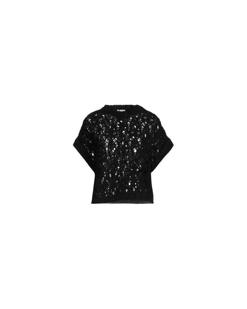 Brunello Cucinelli STRICKWAREN - Pulloverauf YOOX.COM Schwarz