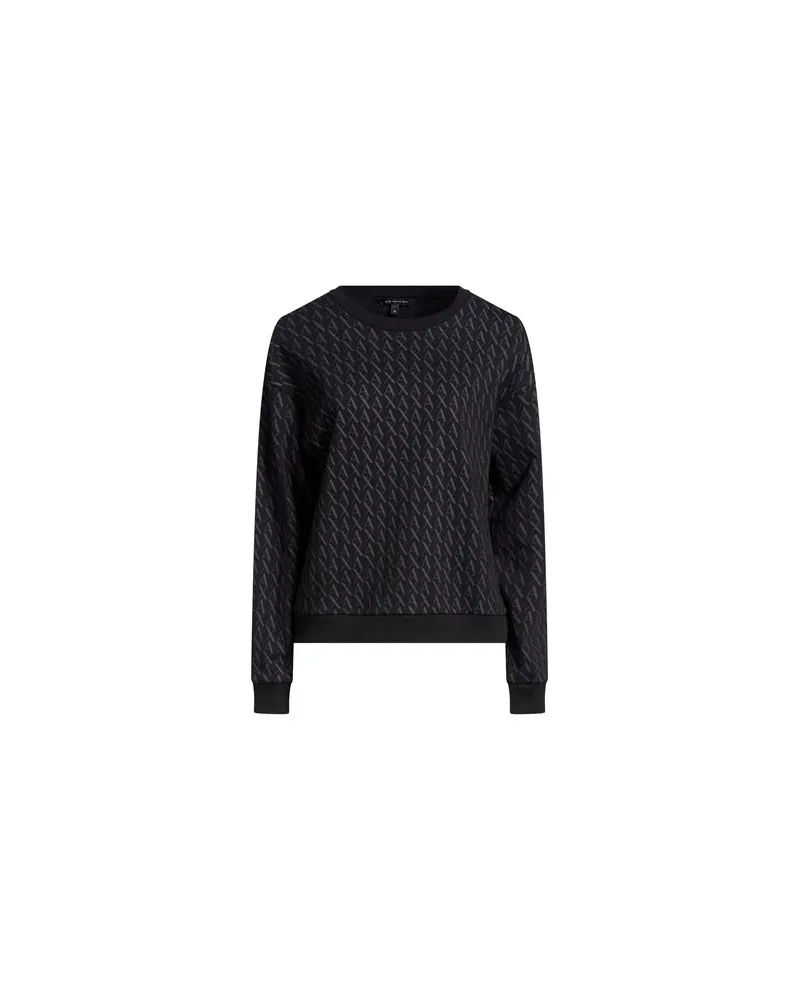 Armani Exchange TOPS - Sweatshirtsauf YOOX.COM Schwarz