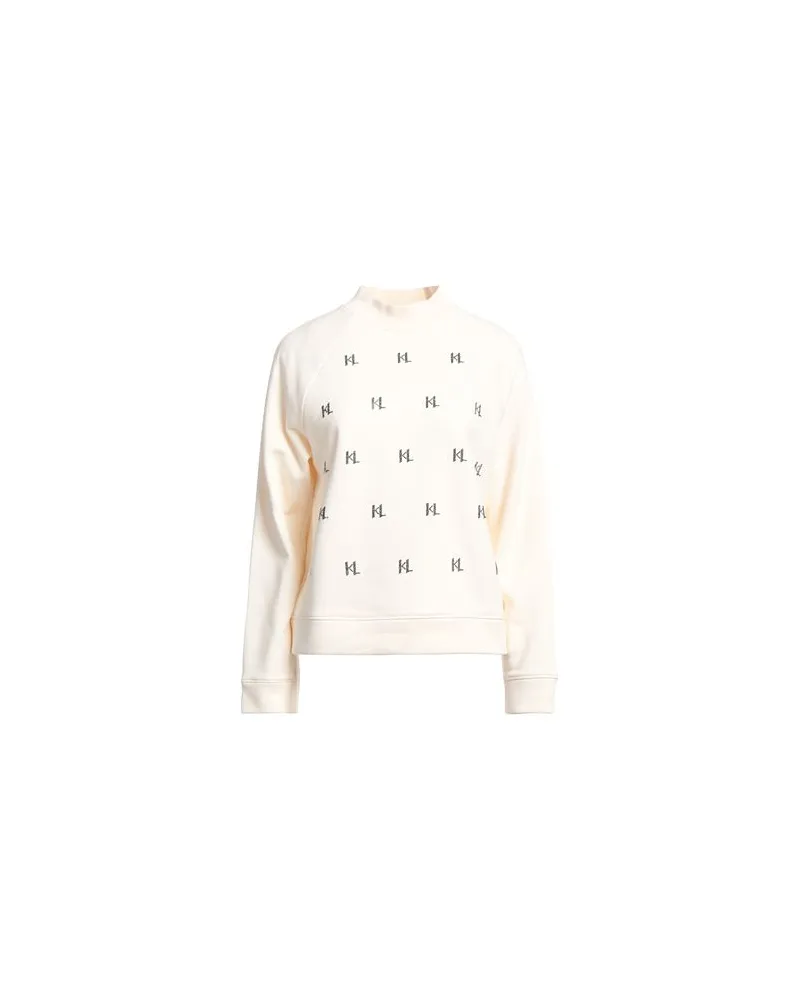 Karl Lagerfeld TOPS - Sweatshirtsauf YOOX.COM Elfenbein