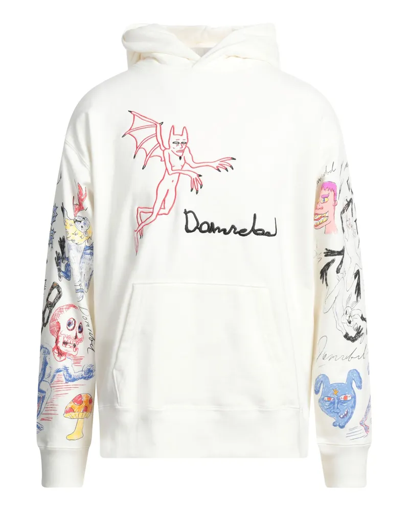 DOMREBEL Sweatshirt Elfenbein