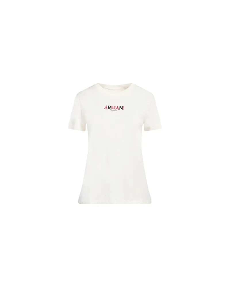 Armani Exchange TOPS - T-shirtsauf YOOX.COM Cremeweiß