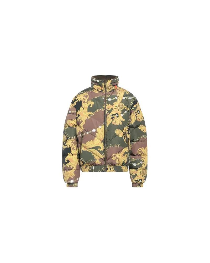 Versace Jeans JACKEN & MÄNTEL - Pufferjacken & Daunenjackenauf YOOX.COM Militärgrün