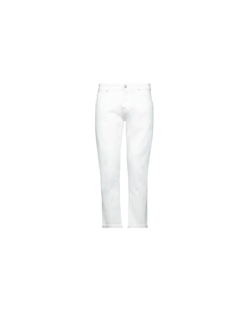 PT TORINO HOSEN & RÖCKE - Jeanshosenauf YOOX.COM Weiß