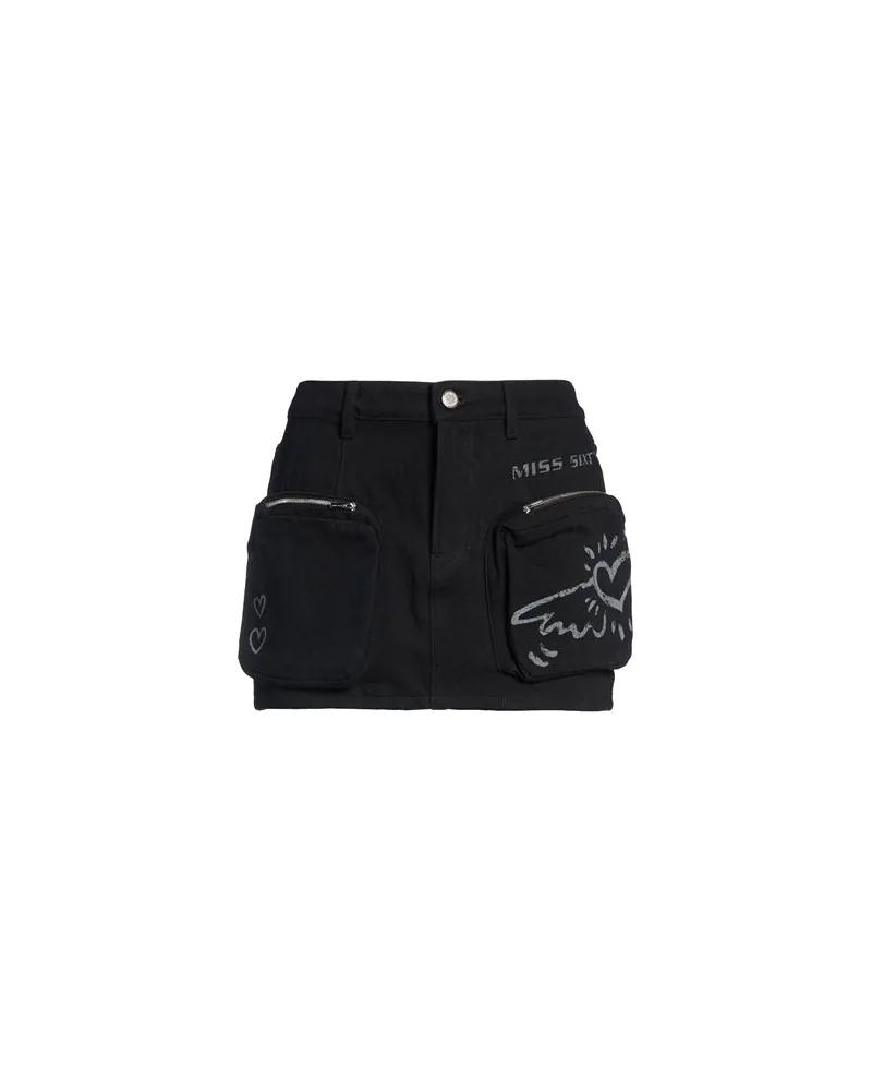 Miss Sixty KEITH HARING X  - HOSEN & RÖCKE - Jeansröckeauf YOOX.COM Schwarz
