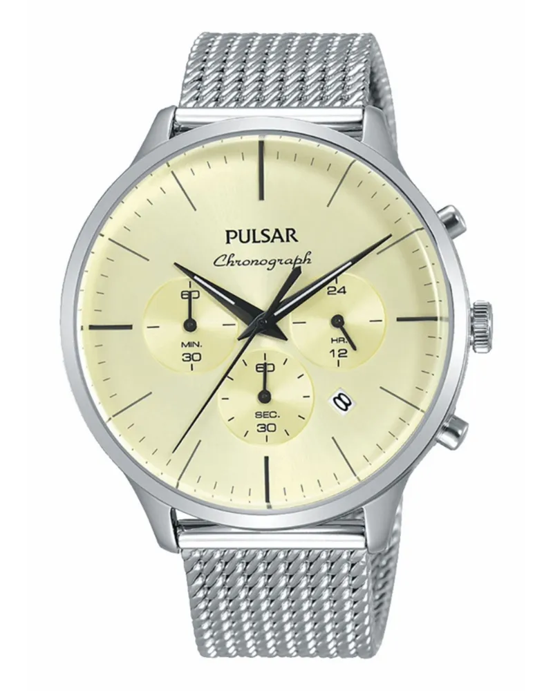 Pulsar Armbanduhr Silber