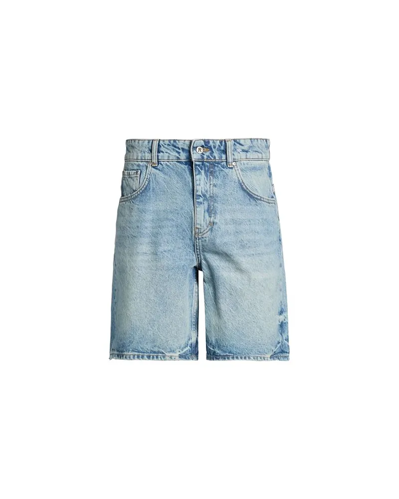 REPRESENT HOSEN & RÖCKE - Jeansshortsauf YOOX.COM Blau