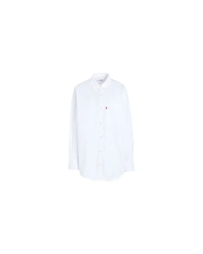 Levi's NOLA OVERSIZED SHIRT  - TOPS - Hemdenauf YOOX.COM Weiß