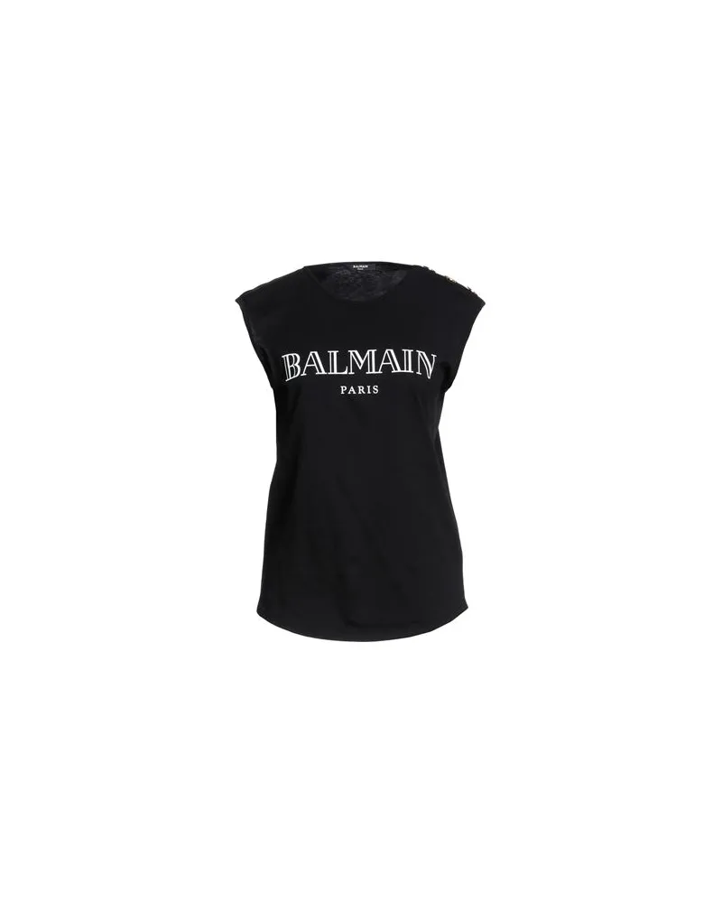 Balmain TOPS - T-shirtsauf YOOX.COM Schwarz
