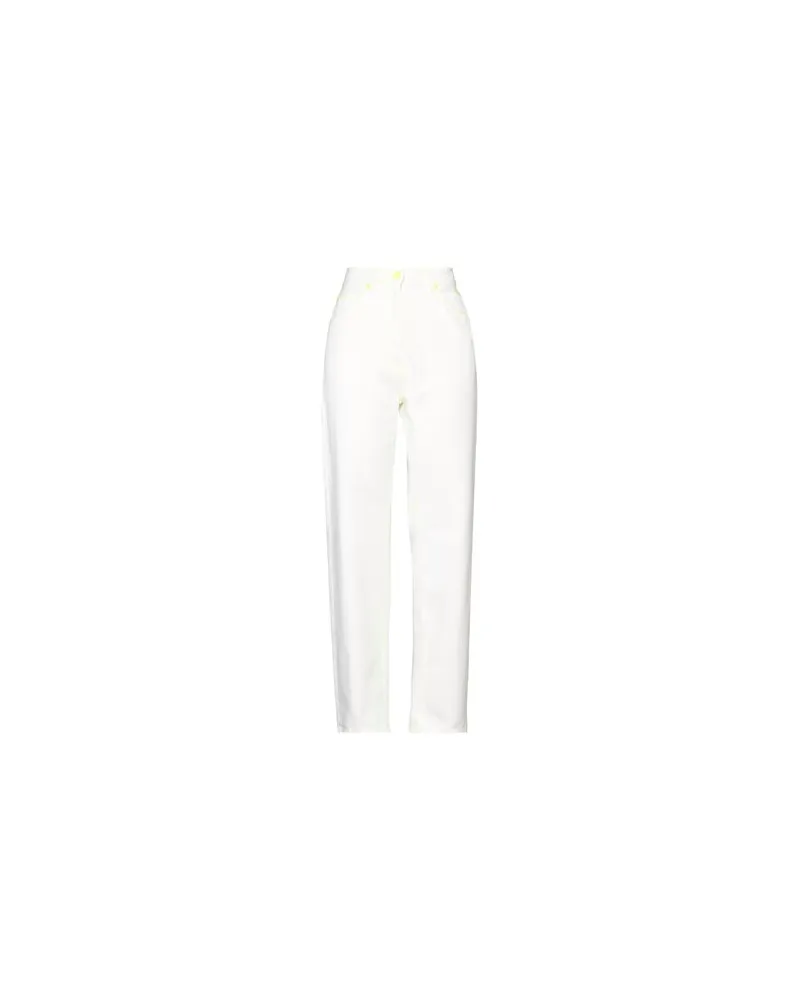 MSGM HOSEN & RÖCKE - Jeanshosenauf YOOX.COM Weiß
