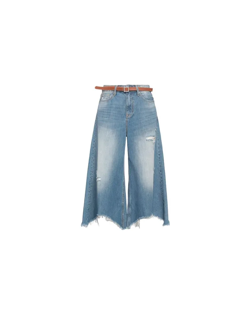 Fracomina JEANS - HOSEN & RÖCKE - Jeanshosenauf YOOX.COM Blau