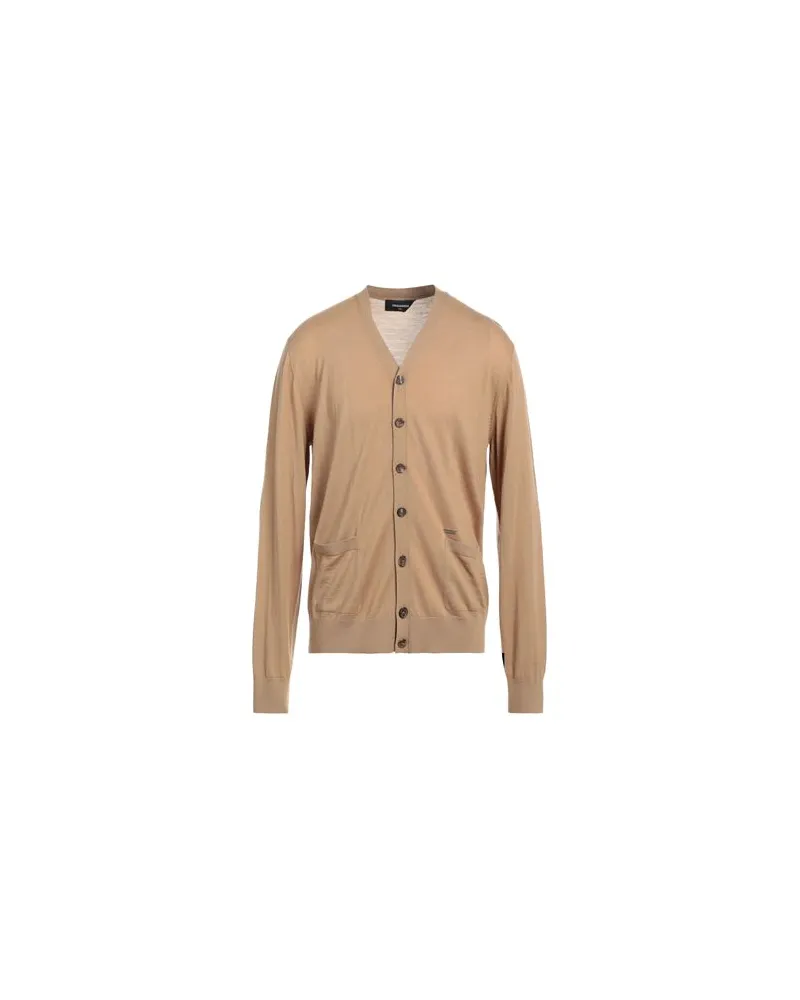 Dsquared2 STRICKWAREN - Strickjackenauf YOOX.COM Sand