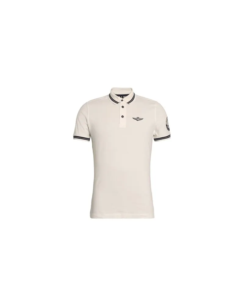 Aeronautica Militare TOPS - Poloshirtsauf YOOX.COM Cremeweiß
