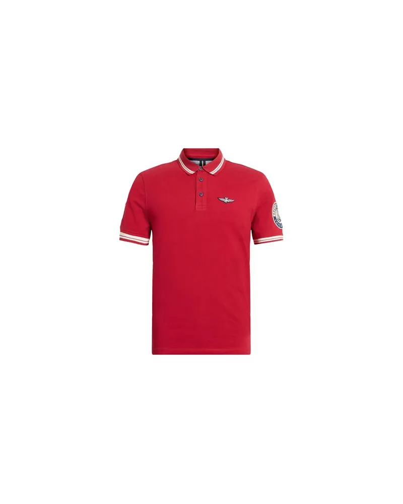 Aeronautica Militare TOPS - Poloshirtsauf YOOX.COM Ziegelrot