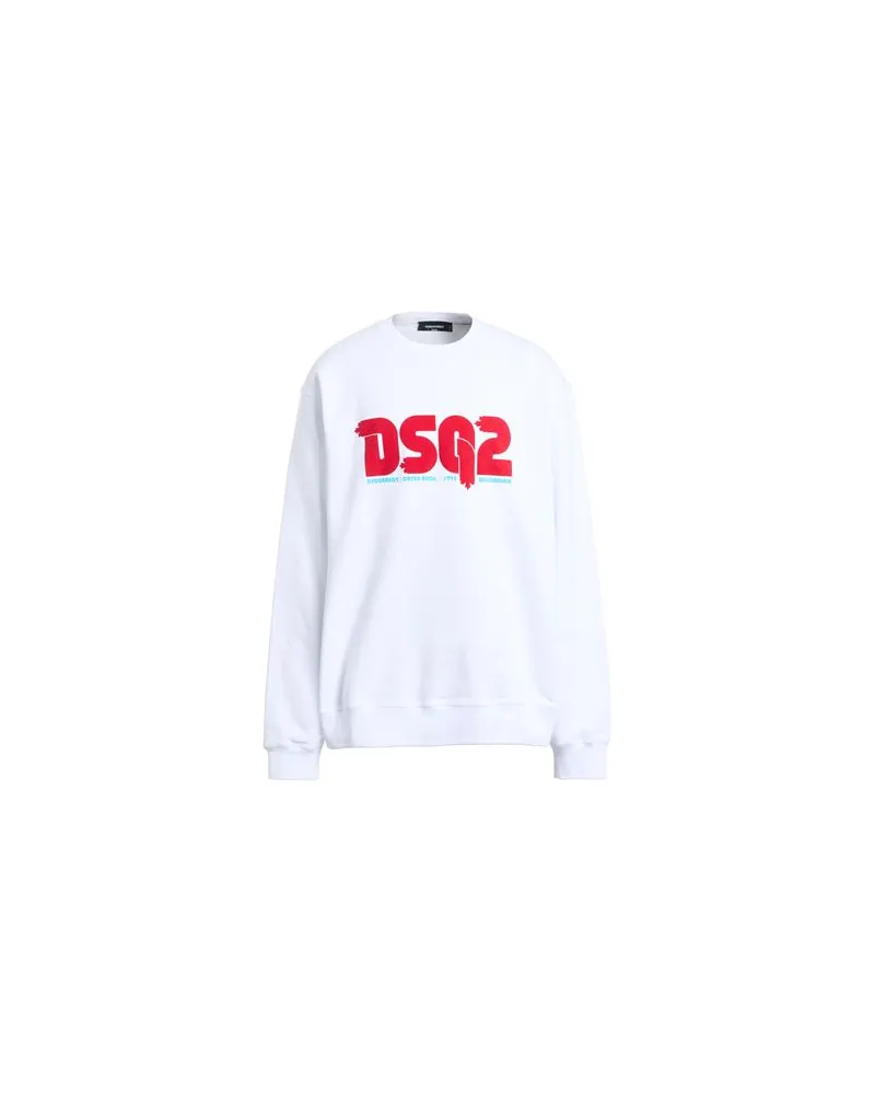 Dsquared2 TOPS - Sweatshirtsauf YOOX.COM Weiß