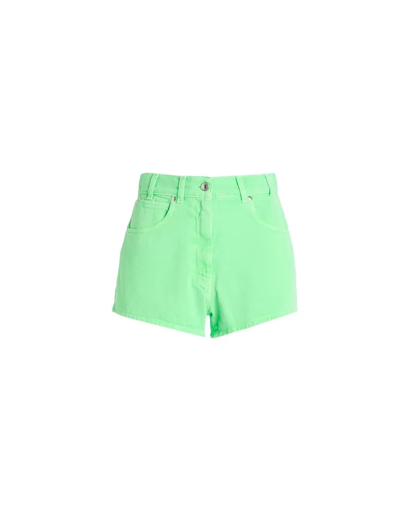 MSGM HOSEN & RÖCKE - Jeansshortsauf YOOX.COM Säuregrün