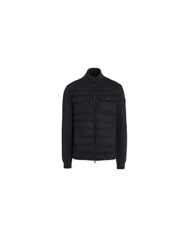 Moncler JACKEN & MÄNTEL - Pufferjacken & Daunenjackenauf YOOX.COM Braungrau