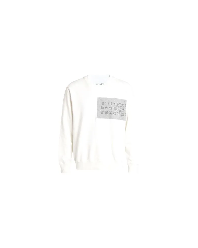 Maison Margiela TOPS - Sweatshirtsauf YOOX.COM Weiß